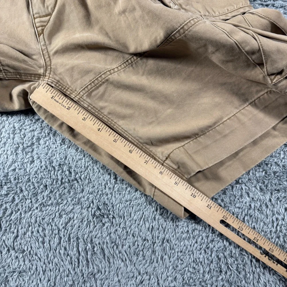 Polo Ralph Lauren Cargo Shorts Mens 38 Tan Khaki Heavy Duty Thick Streetwear